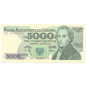 5.000 złotych 1988, seria DC