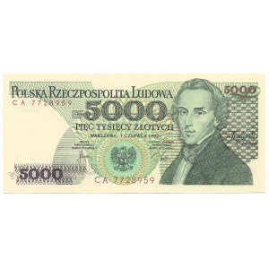 5.000 złotych 1982, seria CA