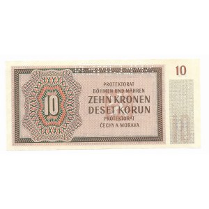 Protektorat Böhmen und Mähren, 10 Korun 1942 Exemplar