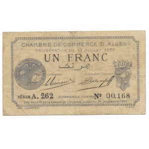 Algieria, 1 Franc 1920