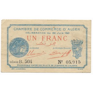 Algieria, 1 Franc 1921