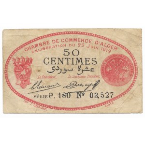 Algieria, 50 centimes 1919