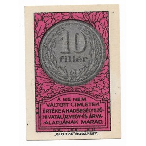 Ungarn, 10 Füller 1916