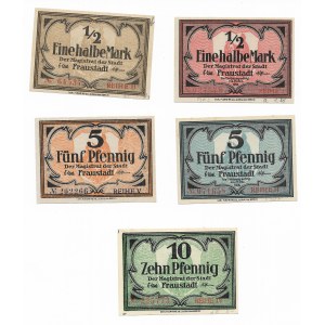 Wschowa (Fraustadt), set of 5 pieces