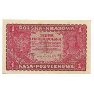 1 marka polska 1919, I seria EO