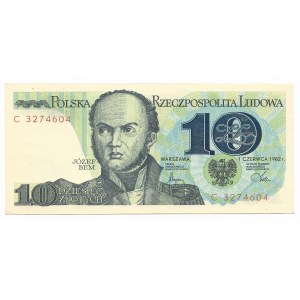 10 złotych 1982, seria C