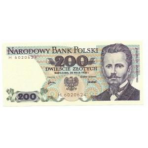 200 zloty 1976, H series