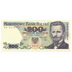 200 złotych 1979, seria BB