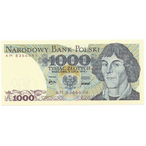 1,000 PLN 1975, AM series