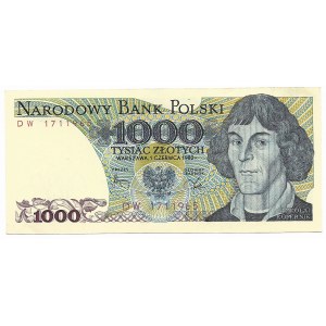 1.000 złotych 1982, seria DW