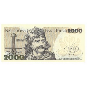 2,000 zloty 1979, AG series