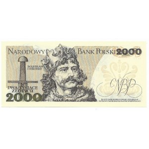 2,000 zloty 1979, series AH