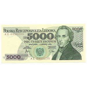 5.000 złotych 1982, seria AE