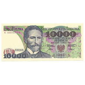 10,000 zloty 1987, series K