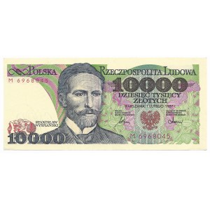 10,000 zloty 1987, series M