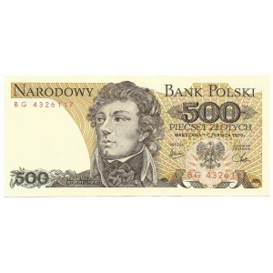 500 Zloty 1979, Serie BG