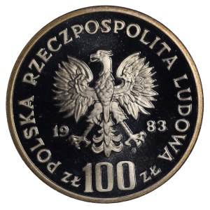 100 złotych 1983, Ochrona Środowiska - Niedźwiedź