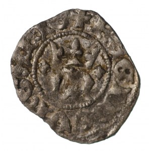 Hungary, Maria of Andegavia (1382-1395), denarius, lilies