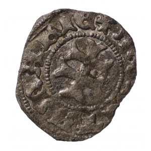 Węgry, Maria Andegaweńska (1382-1395), denar, lilie