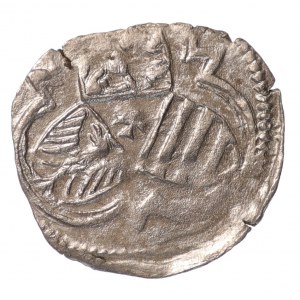 Węgry, Władysław I 1440-1444, denar B-n*