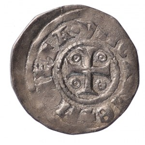 Węgry, Stephen V 1245/1270-1272, denar - rzadki w takim stanie