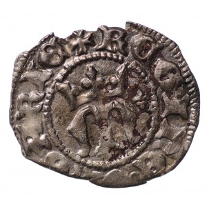 Hungary, Maria of Andegavia (1382-1395), denarius - single lily