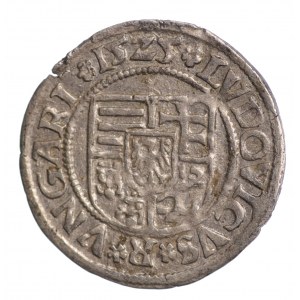 Węgry, Ludwik II , denar 1525 K-B