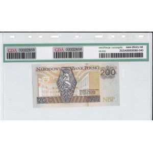 200 złotych 25.03.1994, seria zastępcza YB