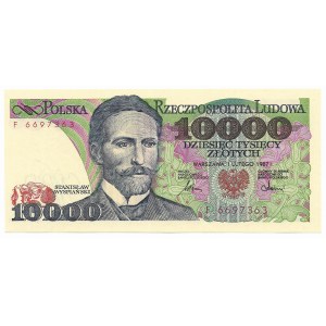 10,000 zloty 1987, series F