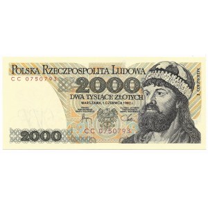 2.000 złotych 1982, seria CC