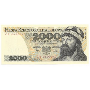 2.000 złotych 1982, seria CB