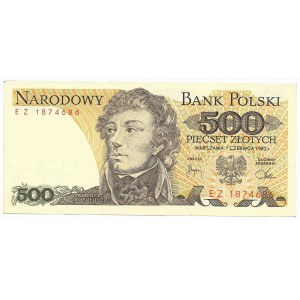 500 złotych 1982, seria EZ