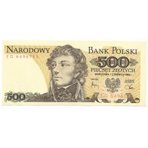 500 złotych 1982, seria EG