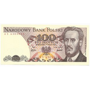 100 złotych 1976, seria AS