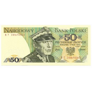 50 złotych 1975, seria BT