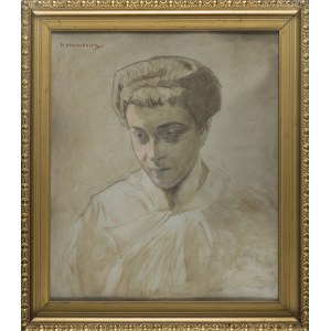 Piotr STACHIEWICZ, Portret kobiety - szkic
