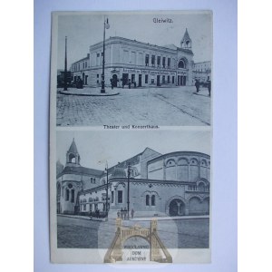 Gliwice, teatr, dom koncertowy 1909