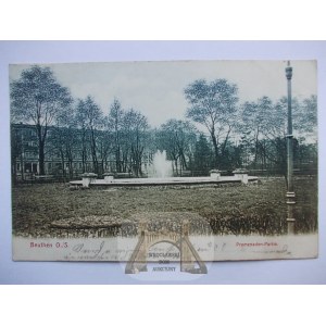 Bytom, promenada, fontanna 1906