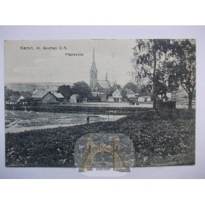 Piekary Śląskie Kamień, panorama ok. 1910