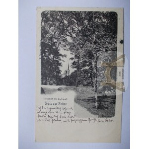 Nysa Neisse, park 1900