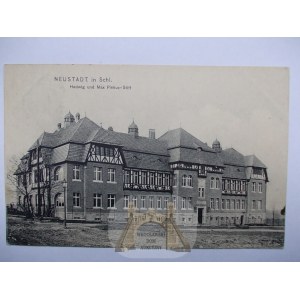 Prudnik, Neustadt, szpital 1908