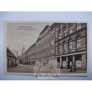 Kluczbork, Kreuzburg, Kirchstrasse ok. 1915