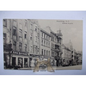 Kluczbork, Kreuzburg, Rynek, strona południowa ok. 1910