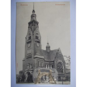Wrocław, Breslau, kościół Odkupiciela ok. 1910