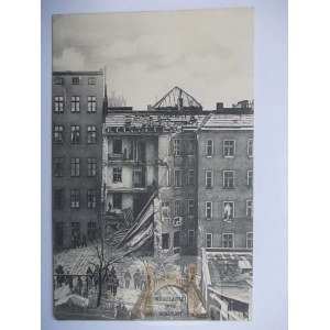 Wrocław, Breslau, katastrofa, eksplozja budynku, ul. Kraszewskiego 3 - 1910