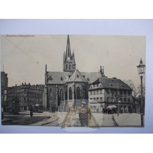 Wrocław, Breslau, kościół, św. Mikołaja ok. 1910