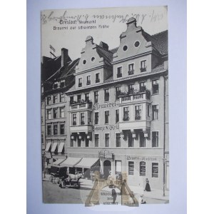 Wrocław, Breslau, Nowy Targ, Browar Schwarzen Krahe 1908