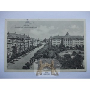 Legnica, Liegnitz, Augusta Victoria Schule 1915