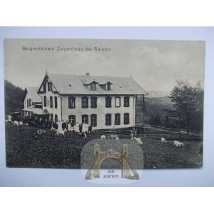 Duszniki Zdrój, Bad Reinerz, restauracja Ziegenhaus ok. 1915