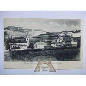 Stronie Śląskie Strachocin, Schreckendorf , stara i nowa szkoła 1908